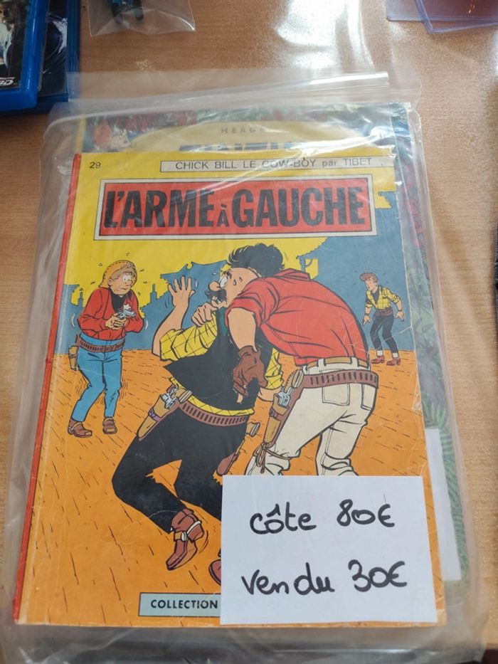 Bd chick bill l arme a gauche