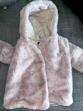 Manteau fourrure petite fille