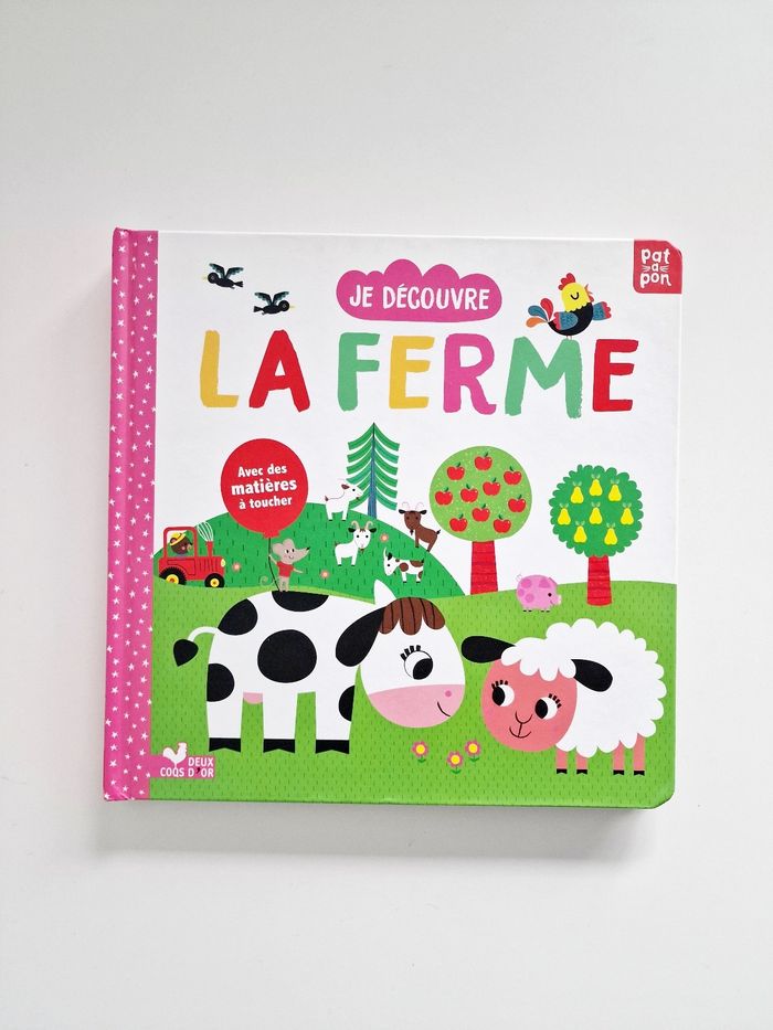 Deux Coqs D'or - Je découvre la ferme - Livre sensoriel pour bébé - Neuf !