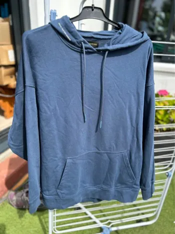 Sweat-shirt à capuche bleu C&A Active taille L   Jamais porté comme neuf