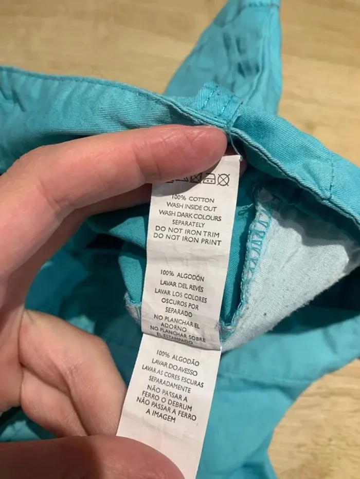 Short turquoise Denim Co - Taille 36 - photo numéro 5