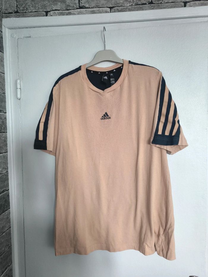 Tee shirt beige foncé adidas taille XL