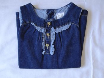 robe bleu foncé 6-9mois