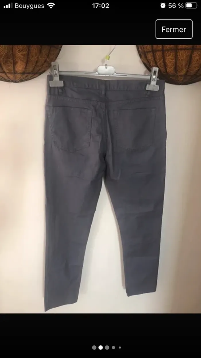 Pantalon slim fit H&M Taille 38 - photo numéro 2