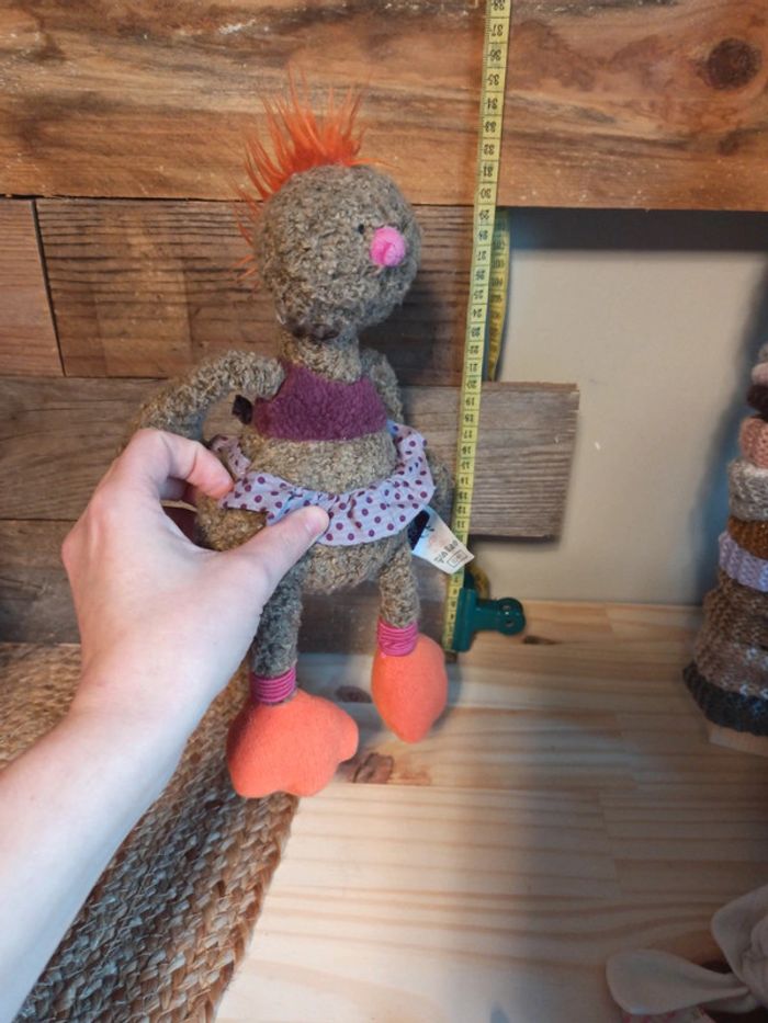 peluche poule moulin roty be - photo numéro 5