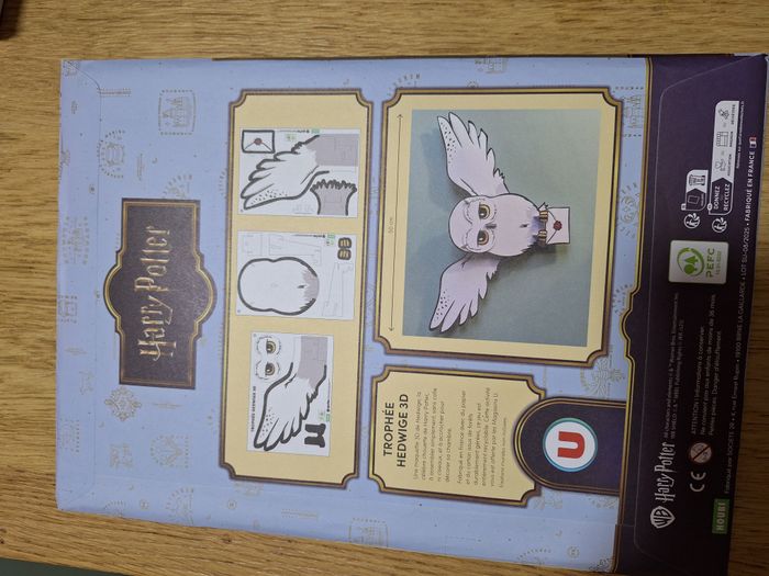 Trophée mural à construire Edwige 3D - Harry Potter - neuf - photo numéro 2