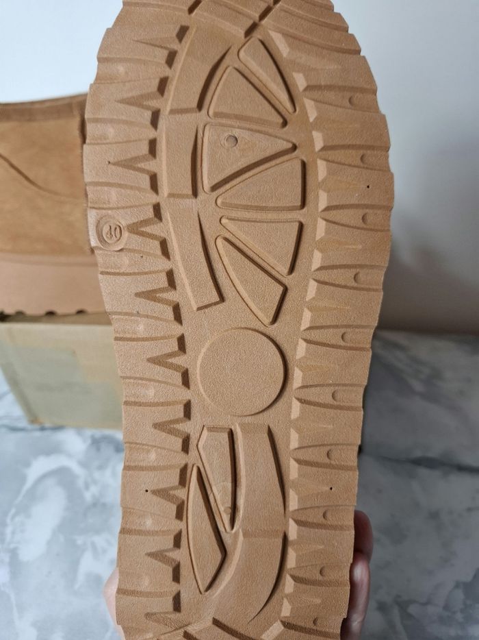 Bottes mi haute fourrées camel femme taille 40 - photo numéro 5