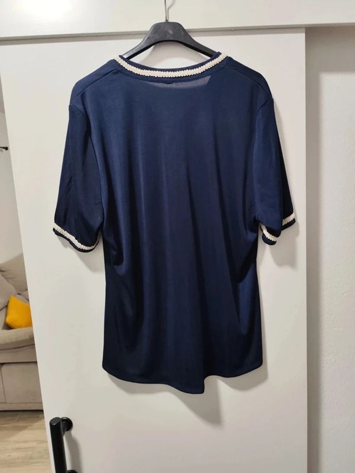 T-shirt taille 44 bleu marine - photo numéro 2