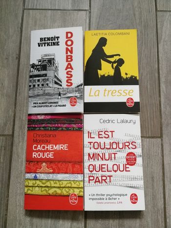 Lot de 4 livres de poche