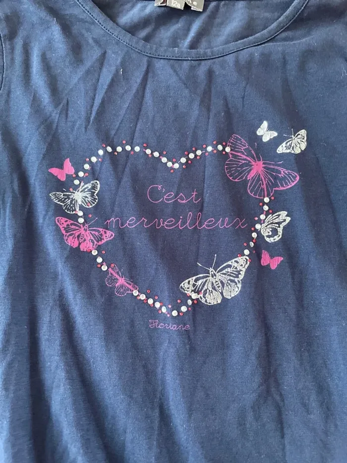 T-shirt manches longues 12 ans - photo numéro 2