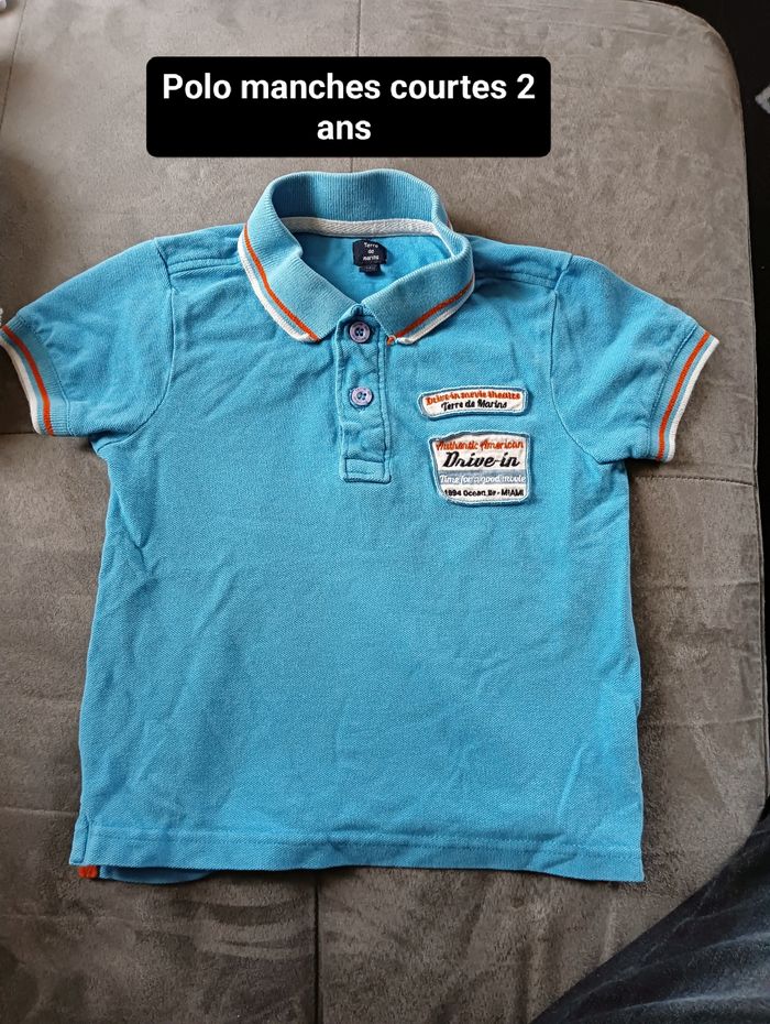 Polo manches courtes 2 ans