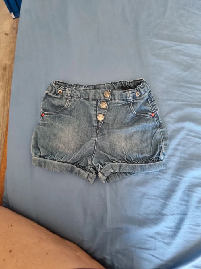 Short en jean reglable