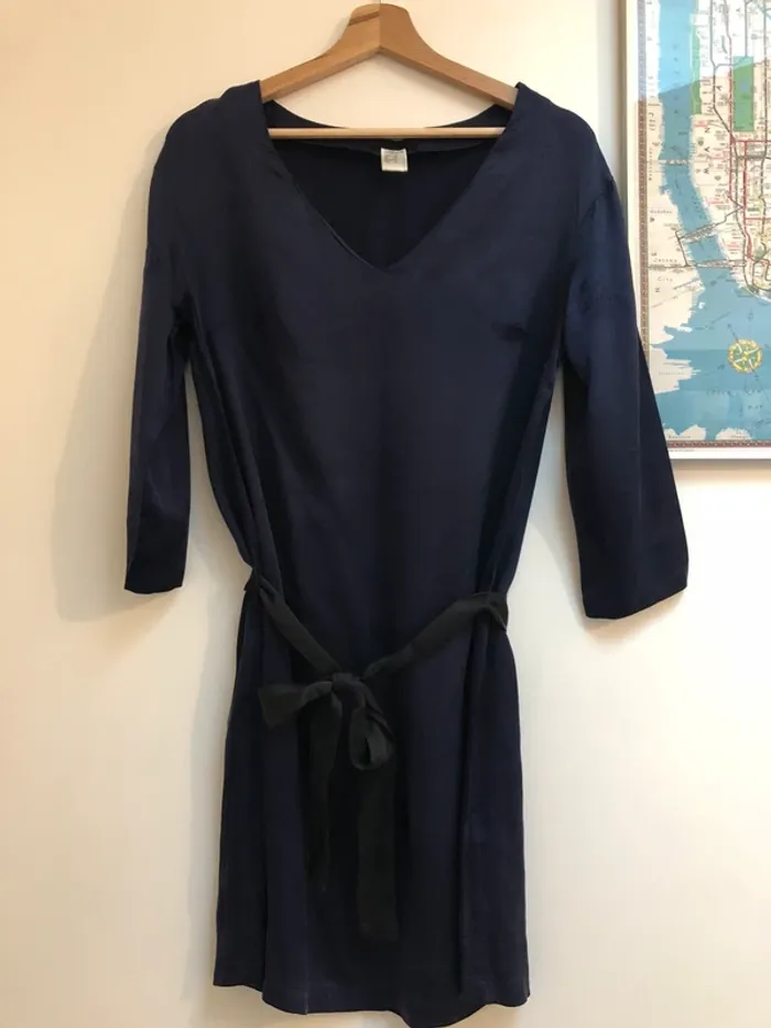 Robe soie soft grey - photo numéro 2