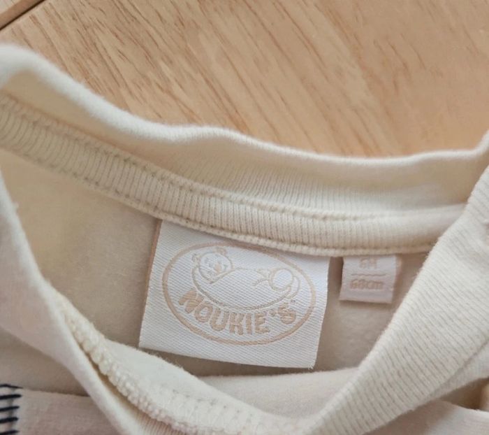 T shirt longues manches 6/9 mois - photo numéro 3