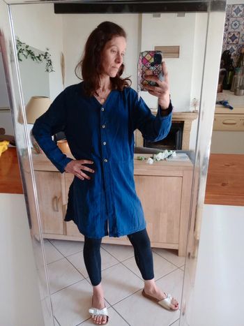 Liquette femme XL bleu marine c77