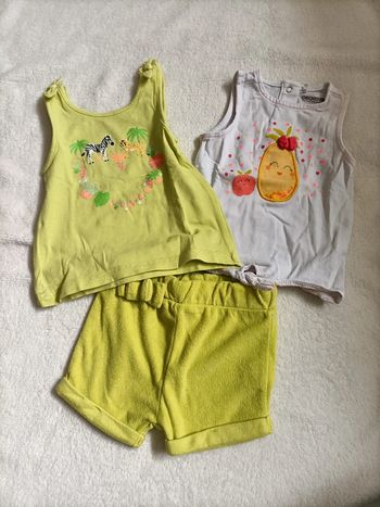 Tenue fille été 3 mois