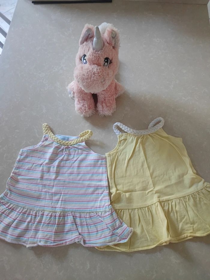 🌸 superbe lot robe bebe été 6 mois