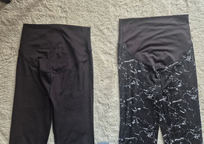 Lot de 2 leggings de sport pour grossesse / maternité taille 36 - photo numéro 2