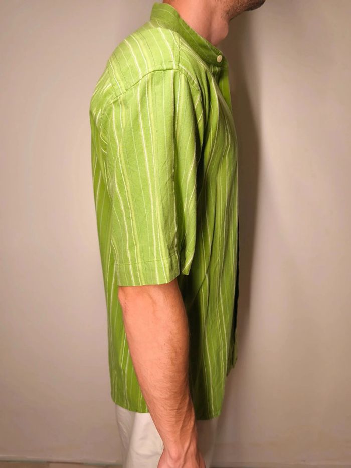 Chemise Warren & Parker Homme Taille M Vert - photo numéro 4
