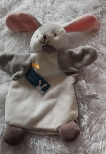 Doudou et compagnie lapin Marionnette Ma petite histoire