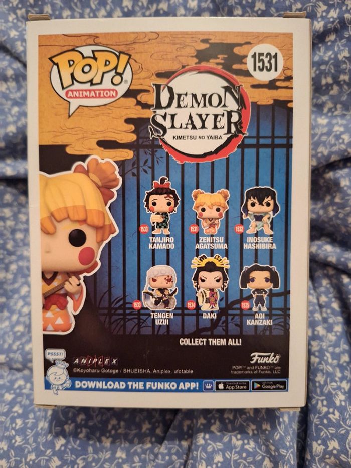 Funko pop démon slayer zenitsu agatsuma 1531 - photo numéro 2