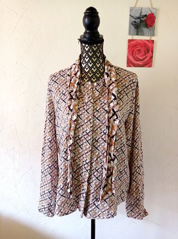 🌸Chemise manches longues, Taifun, taille 46