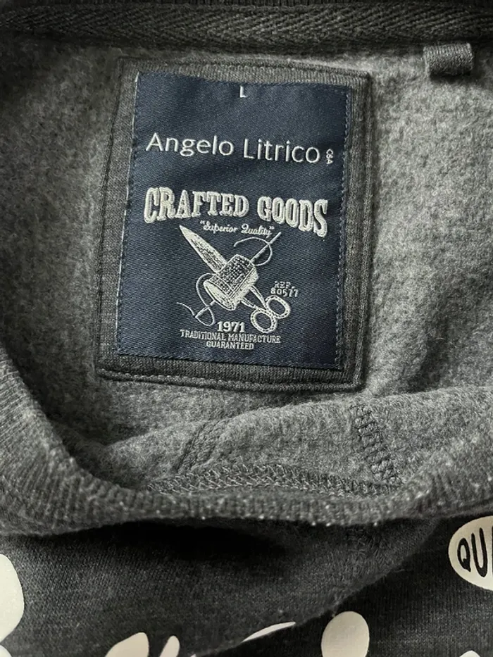 Sweat Angelico Litrico gris taille L - photo numéro 3