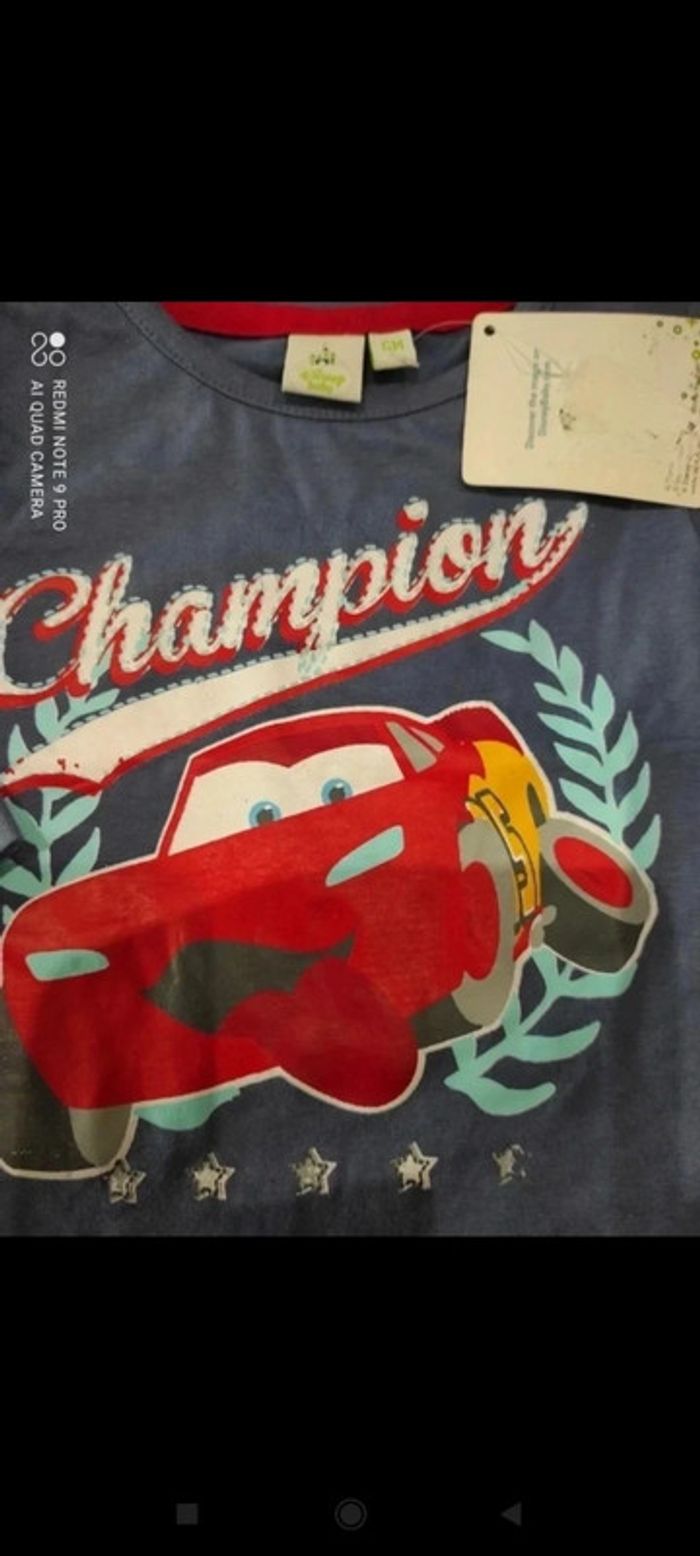 Tee-shirt manches longues Cars 6 mois - photo numéro 2