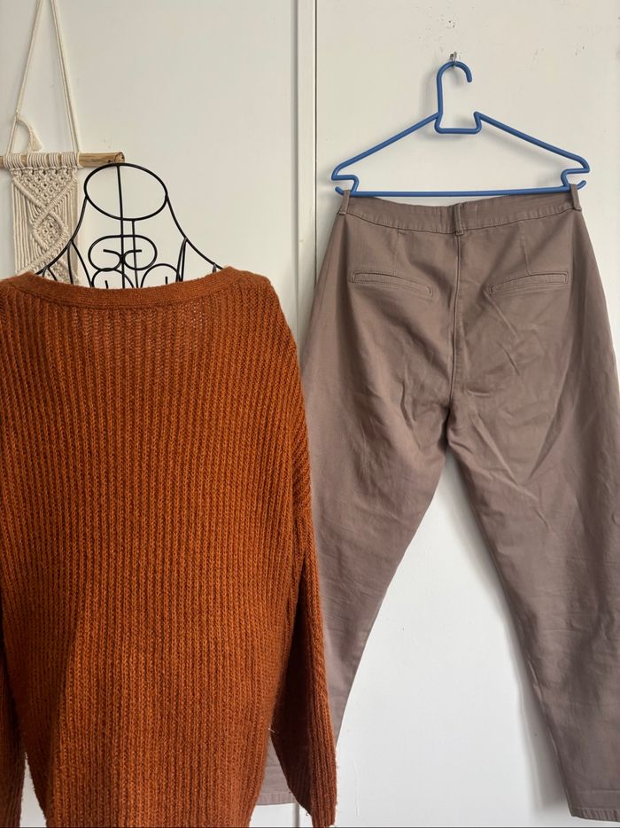 Lot ensemble pull et jeans taille L / 40 - photo numéro 9