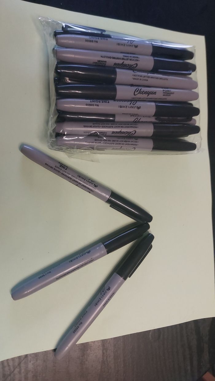 20 stylos feutres noirs NEUFS PRIX CHOC ! - photo numéro 3