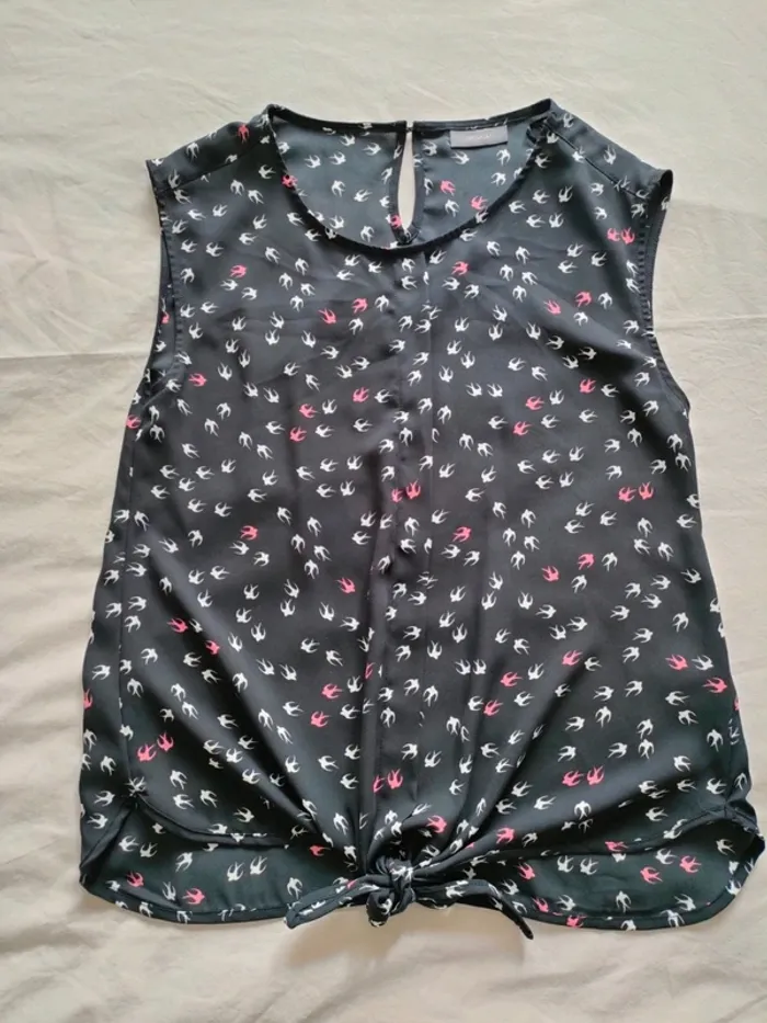 Blouse sans manche Taille 36 noire Yessica - photo numéro 10