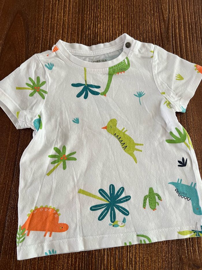 Ensemble d’été t-shirt et salopette bébé garçon 12 mois - photo numéro 5