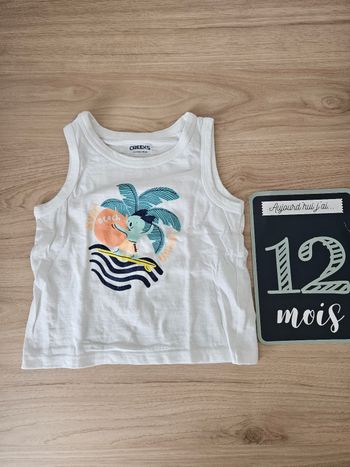 Débardeur 12 mois
