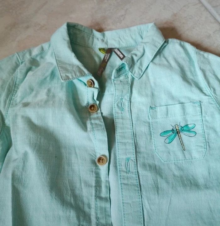 Chemise à manches longues bébé garçon 9 mois - photo numéro 2