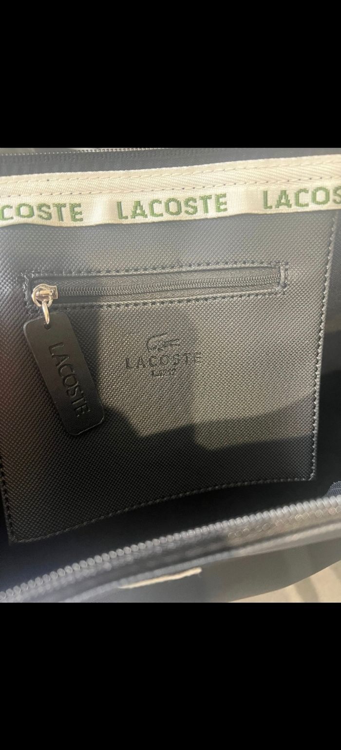 Sac cabas Lacoste noir - photo numéro 4