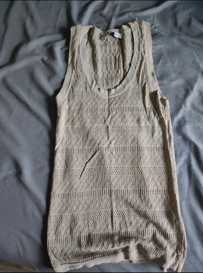 Top beige Zara