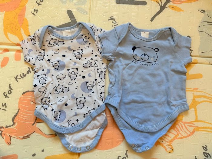 Lot de 2 bodies manches courtes