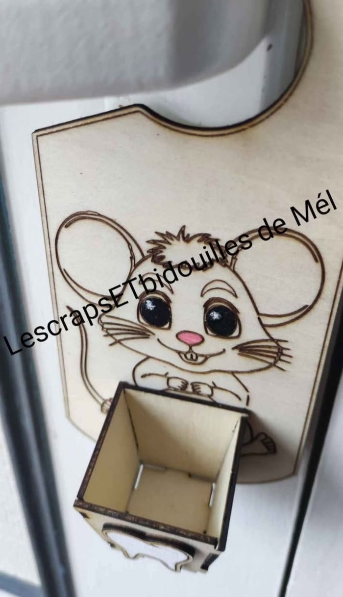 Plaque de porte souris des dents - photo numéro 2