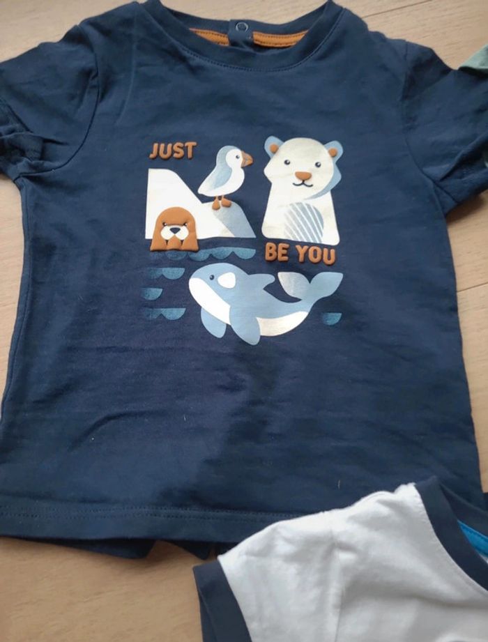 Lot t shirts 6 mois - photo numéro 3
