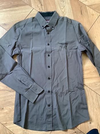 Chemise grise Hackett aston martin racing taille S