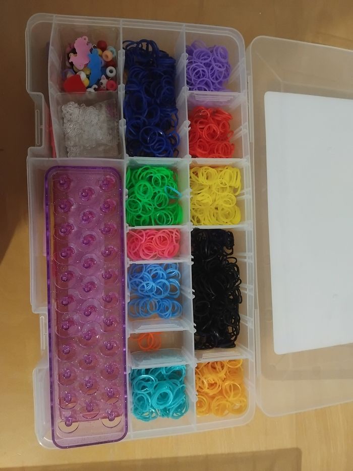 2 boîtes d’élastique pour bracelets - photo numéro 2