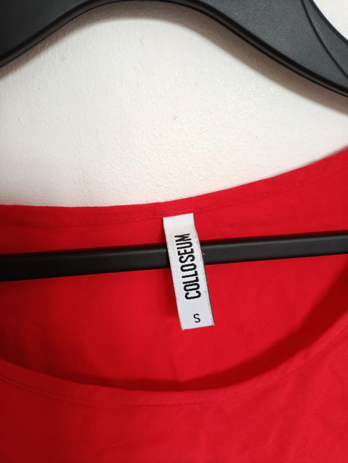 Blouse rouge vif Colloseum – Taille S - photo numéro 3