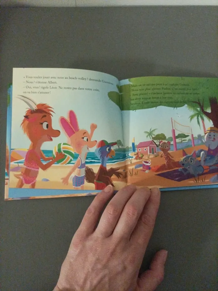 Livre La partie de beach-volley - photo numéro 3