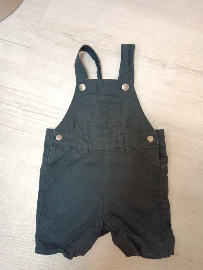 Salopette short été garçon 9 mois kiabi - photo numéro 2