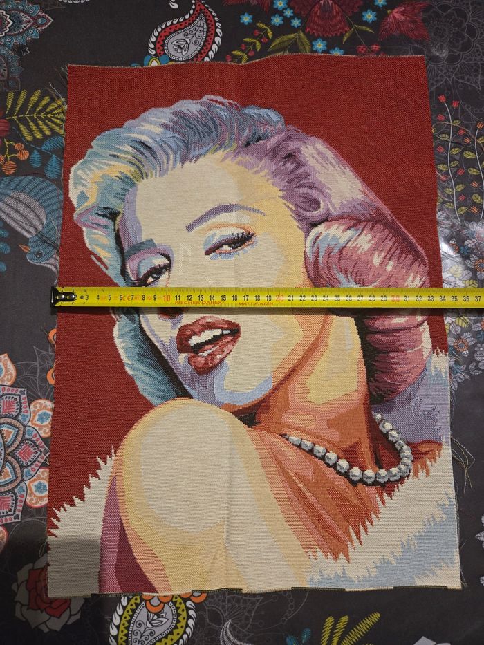 Panneau Gobelin icône Marilyn Monroe 34 x 47 cm - photo numéro 3