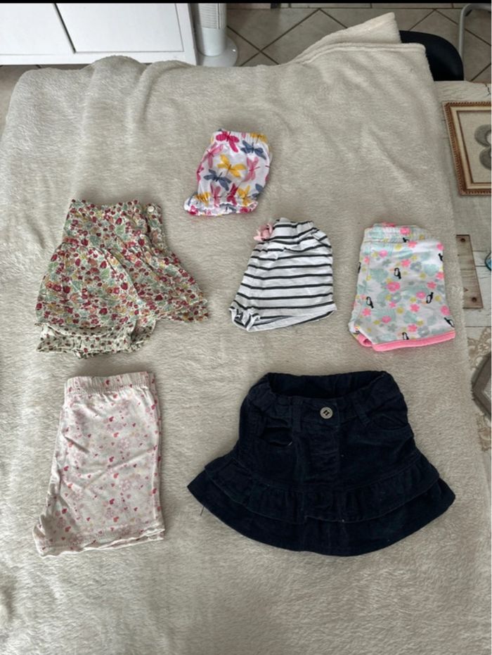 Lot de shorts fille 3 mois - photo numéro 2