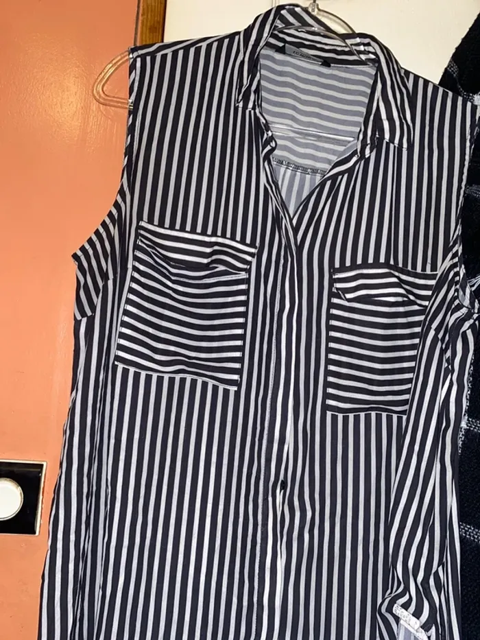 Robe chemise rayes taille 46 - photo numéro 4