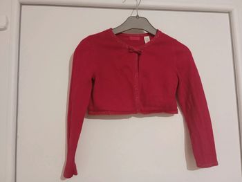 Boléro Okaïdi 6 ans bordeaux