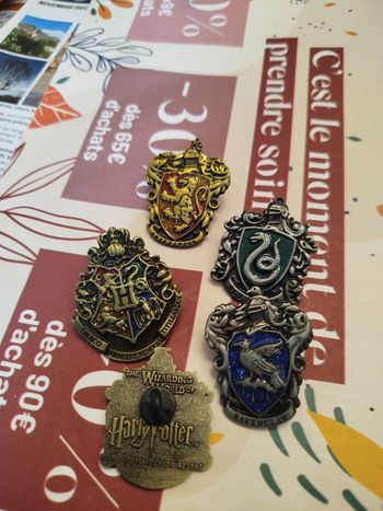 5 broche harry Potter pin's collector