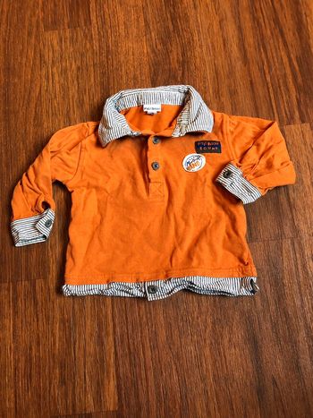 Pull polo orange